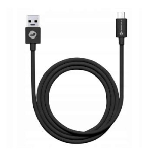 Kabel Micro USB 2,4A Forcell C321 Tuba 1m Czarny - 151445
