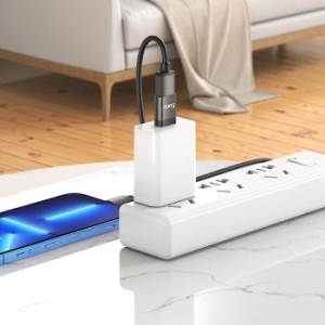 Adapter OTG ze złącza Typ C do USB A (żeński) Hoco UA17 Czarny - 152060