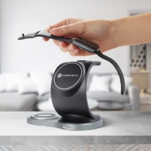 Ładowarka Indukcyjna Qi 3w1 15W Forcell Sail Mag Charger z Ładowaniem MagSafe Czarny - 152800