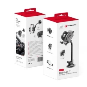 Uchwyt do szyby Forcell Regular (17 cm) Czarny - 153396