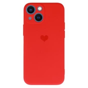 Silicone Heart Case Samsung Galaxy A13 5G / A04S Wzór 1 Czerwony - 154144