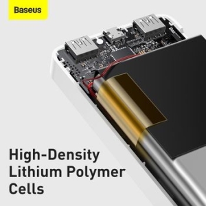 Powerbank 20000mAh Baseus Bipow Digital Display Biały - 155875