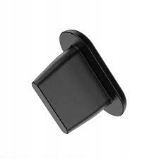 Zatyczka zaślepka przeciw kurzowi silikonowa Lightning Czarny - 155947