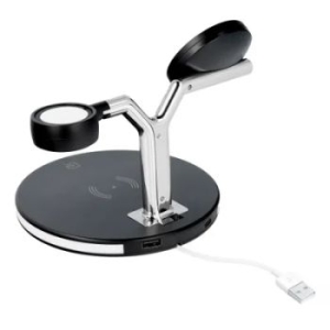 Ładowarka Indukcyjna Qi 3w1 25W X970 MagSafe Czarny - 156119