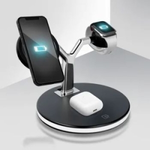 Ładowarka Indukcyjna Qi 3w1 25W X970 MagSafe Czarny - 156120