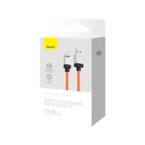 Kabel USB Typ C Baseus CoolPlay Power Delivery 100W 1m Pomarańczowy - 157077