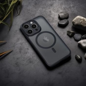 Matte Mag Cover Apple iPhone 13 Pro Max Czarny - 158502