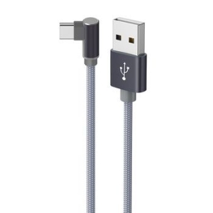 Kabel USB Typ C kątowy Borofone BX26 Express 3A 1m Szary - 158730