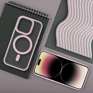 Matte Mag Cover Apple iPhone 15 Plus Różowy - 159153