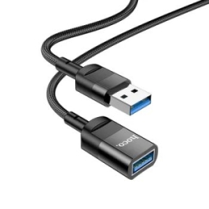 Kabel OTG USB Hoco 3A U107 1,2m Czarny - 161035