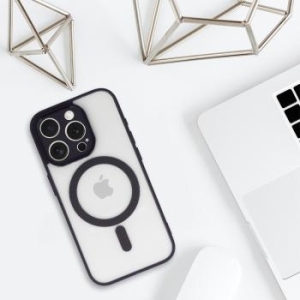 Acrylic Color Magsafe Case Apple iPhone 12 Fioletowy - 161141