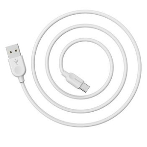 Kabel USB Typ C Borofone BX14 LinkJet 2,4A 3m Biały - 162632
