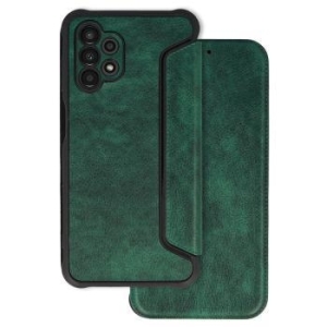 Razor Leather Book Samsung Galaxy S23 Ciemny Zielony - 163803