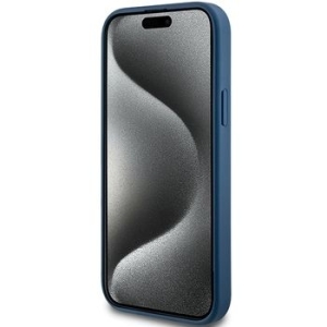 Markowy Hard Case Guess 4G Ring Classic Logo Apple iPhone 15 Plus Niebieski - 201838