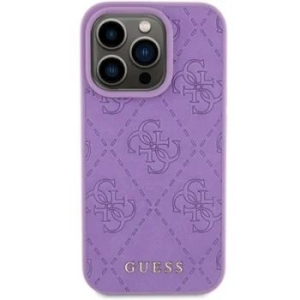 Markowy Hard Case Guess Quilted 4G Classic Apple iPhone 15 Pro Max Jasny Fioletowy - 201841