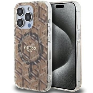 Markowy Hard Case Guess IML GCUBE Apple iPhone 15 Różowy - 201852