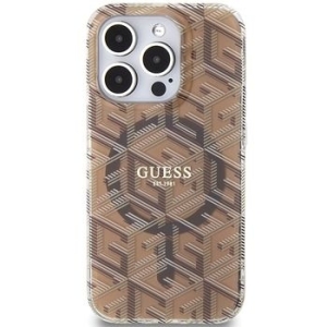 Markowy Hard Case Guess IML GCUBE Apple iPhone 15 Różowy - 201853