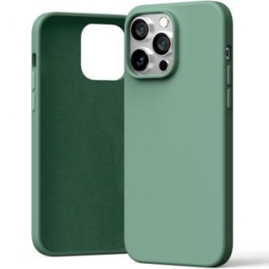 Silicone Case Apple iPhone 15 Pro Ciemny Zielony - 164167