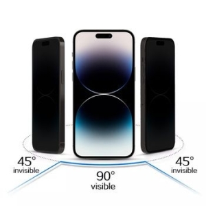 Szkło Hartowane 5D 10X Privacy Titanium Apple iPhone 15 - 164251