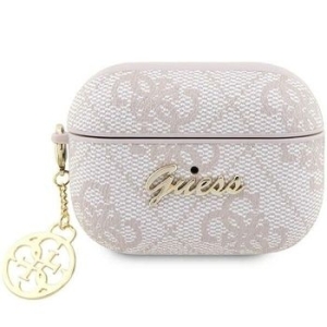 Markowe etui Guess 4G Charm Collection Airpods Pro 2 Cover Różowy - 201864