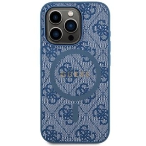 Markowy Hard Case Guess Magsafe 4G Ring Classic Logo Apple iPhone 14 Pro Max Niebieski - 201885