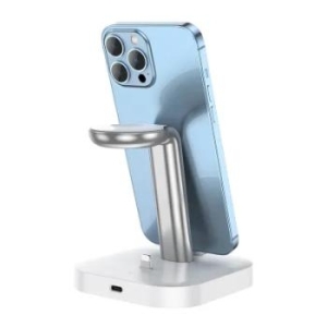 Ładowarka Indukcyjna 3w1 Hoco Graceful CW43 Biały - 165532