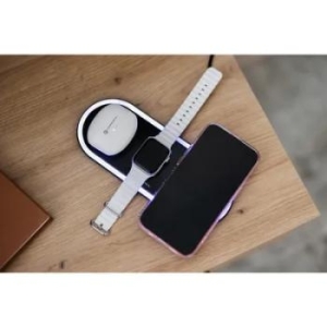 Ładowarka Indukcyjna 3w1 Forcell F-Energy Ellipse Quick Charge 15W Czarny - 166013