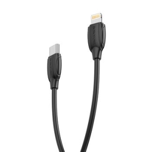 Kabel Typ C na iPhone Lightning Borofone BX19 Benefit PD 20W 3m Czarny - 166794