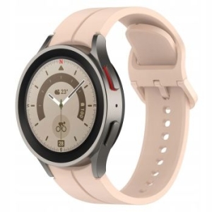 Pasek silikonowy do smartwatcha Samsung Watch 4 / 5 Różowy - 166807