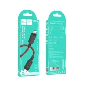 Kabel Typ C do Lightning PD 2,4A 20W Hoco X94 1m Czerwony - 166961