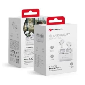 Słuchawki Bluetooth Stereo Forcell F-Audio TWS Master Pro Biały - 206810