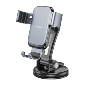 Uchwyt na szybę grawitacyjny Borofone BH95 Warrior Czarny - 167338