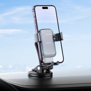 Uchwyt na szybę grawitacyjny Borofone BH95 Warrior Czarny - 167340