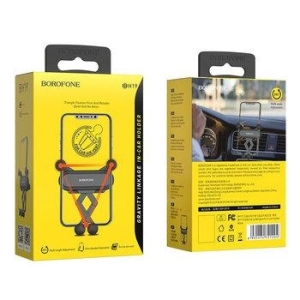 Uchwyt grawitacyjny na kratkę Borofone BH19 Eddie Czarny - 168322