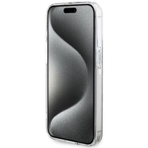 Markowy Hard Case Guess  4G Gold Stripe Apple iPhone 15 Pro Max Brązowy - 201783