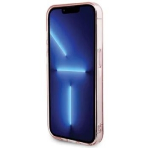 Markowy Hard Case Karl Lagerfeld Monogram Apple iPhone 15 Pro Max Różowy - 169634