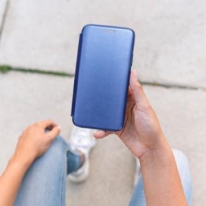 Book Elegance Apple iPhone 12 / 12 Pro Granatowy - 169643