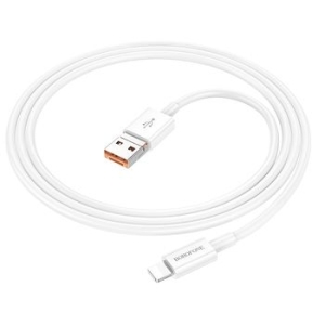 Kabel 2w1 USB + Typ C na Lightning Borofone BX102 Winner PD 27W 1m Biały - 169649