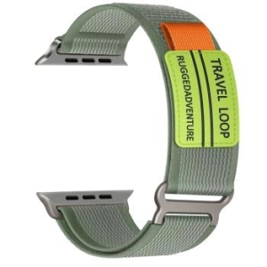 Pasek nylonowy Apple Watch 42/44/45/49 Wzór 3 Khaki - 169795