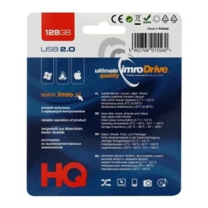 Pendrive 128GB IMRO USB2.0 Czarny - 191522