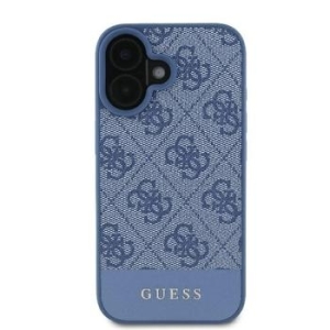 Markowy Hard Case Guess 4G PU Bottom Stripe Apple iPhone 16 Niebieski - 201816