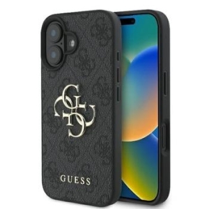Markowy Hard Case Guess 4G Big Logo Apple iPhone 16 Czarny - 201828