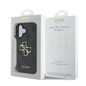 Markowy Hard Case Guess 4G Big Logo Apple iPhone 16 Czarny - 201831