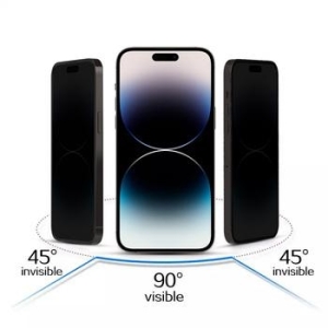 Szkło Hartowane 5D 10X Privacy Titanium Apple iPhone 16 - 171131