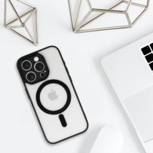 Acrylic Color Magsafe Case Apple iPhone 16 Plus Czarny - 171223