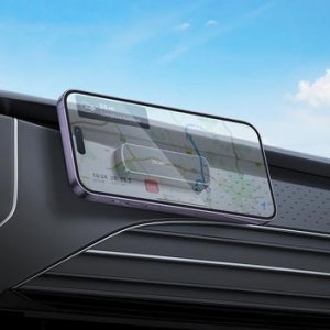 Uchwyt na kokpit magnetyczny przyklejany Borofone BH121 Eternal Czarny - 171546