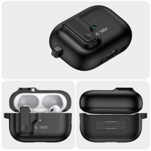 Etui Airpods Slim Hook Airpods Pro 1 / 2 Czarny - 171690
