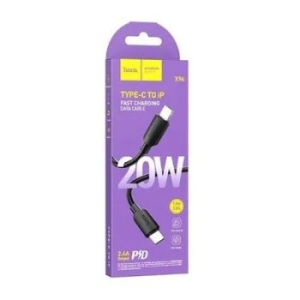 Kabel Typ C do Lightning Hoco X96 PD 2,4A 20W 1m Czarny - 171720