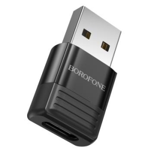 Adapter USB na Typ C Borofone BV18 Czarny - 172160