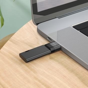 Adapter USB na Typ C Borofone BV18 Czarny - 172162